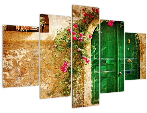 Tablou - Ușă veche (150x105 cm)
