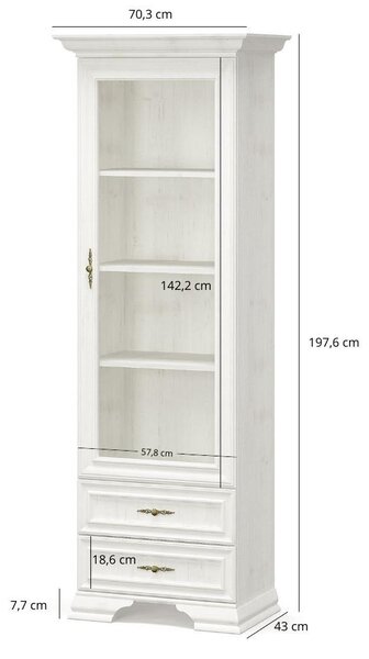 Vitrină Incantatos 2 (pin andersen) . 1116889