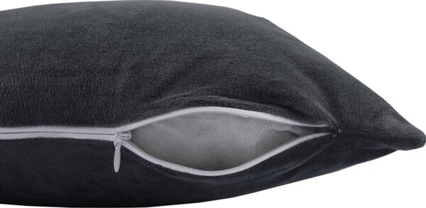 Perna ALITA TIPUL 8, gri inchis - Velvet 52, tesatura catifelata, cu h