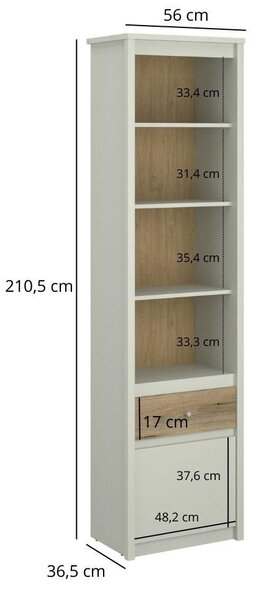 Raft Kodro (cașmir + stejar evoke) . Promo -6%. 1116933