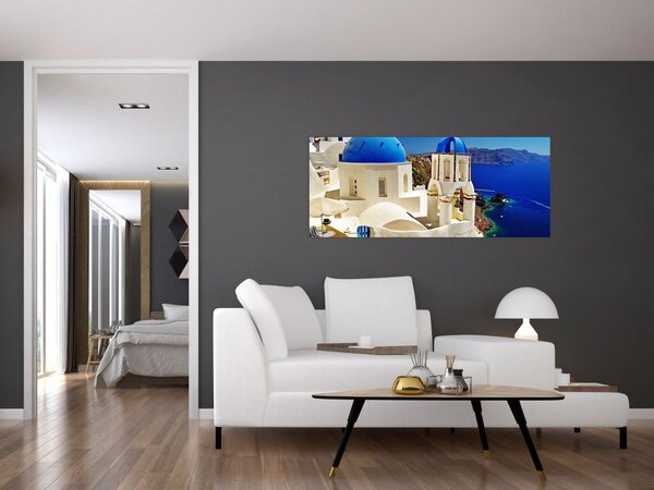 Tablou - Santorini, Grecia (120x50 cm)