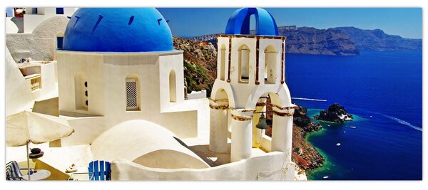 Tablou - Santorini, Grecia (120x50 cm)
