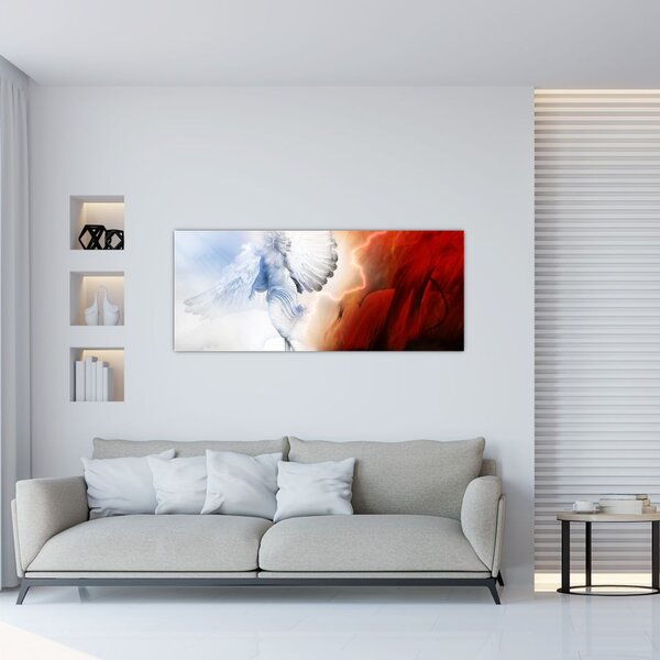 Tablou - Binele și răul (120x50 cm)