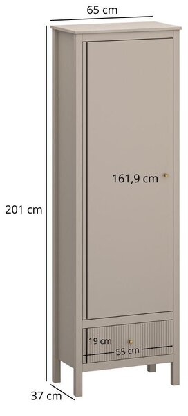 Dulap cu rafturi Karankas (taupe) . 1116960