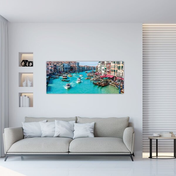Tablou - Canalul Grande, Veneția, Italia (120x50 cm)