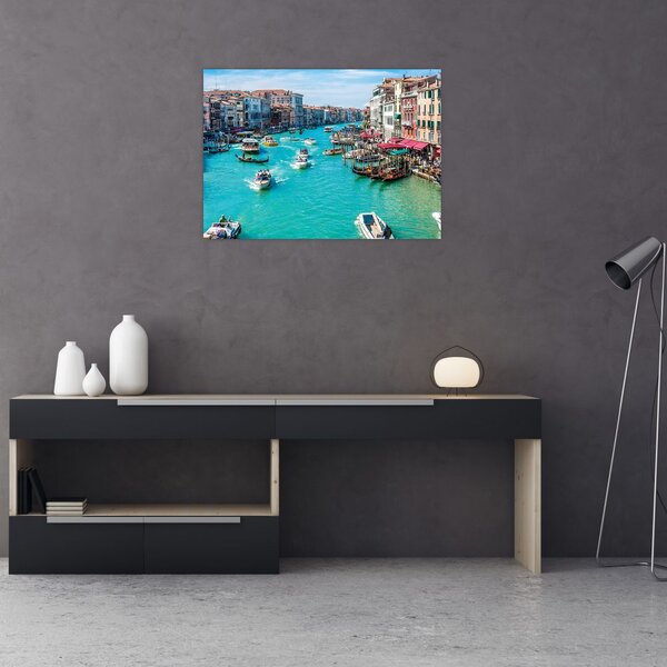 Tablou - Canalul Grande, Veneția, Italia (70x50 cm)