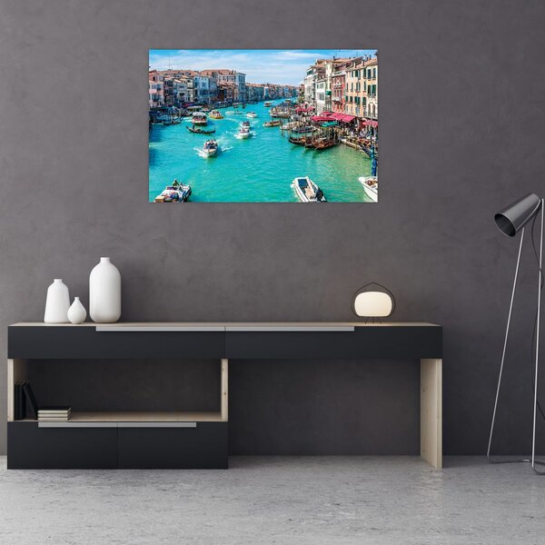 Tablou - Canalul Grande, Veneția, Italia (90x60 cm)