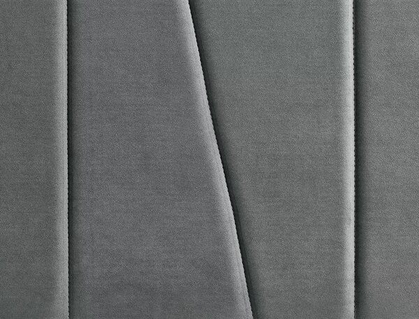 Pat tapitat SAVANA VELVET 120x200 cm gri