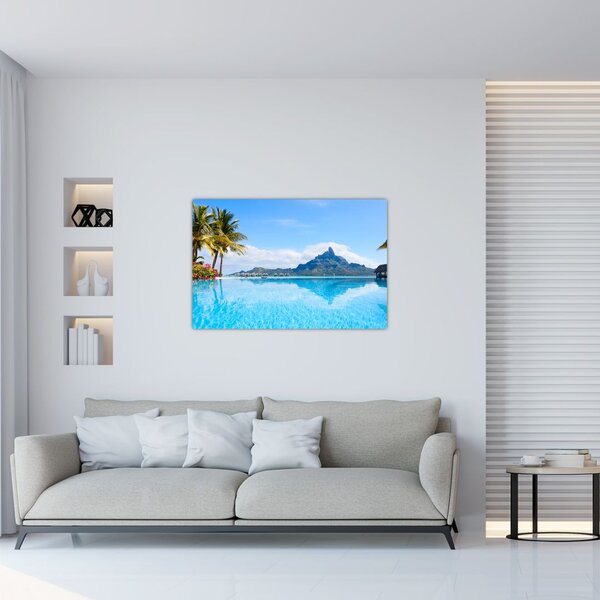 Tablou - Bora-Bora, Polinezia Franceză (90x60 cm)