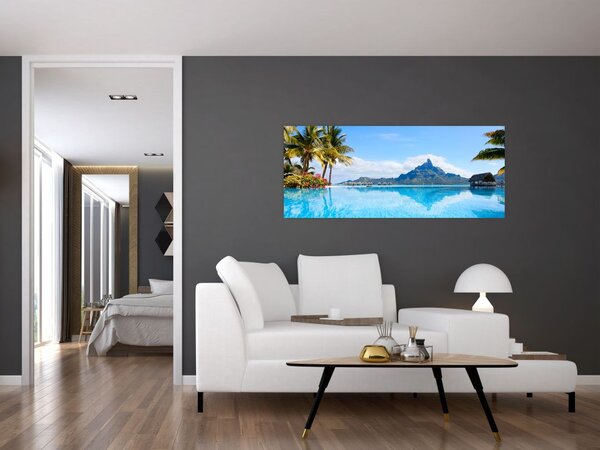 Tablou - Bora-Bora, Polinezia Franceză (120x50 cm)