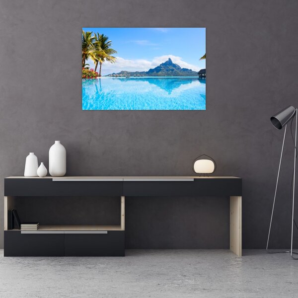 Tablou - Bora-Bora, Polinezia Franceză (90x60 cm)