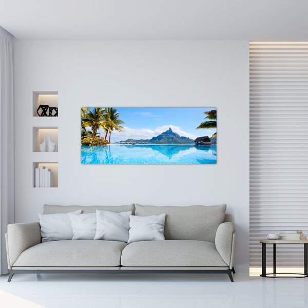 Tablou - Bora-Bora, Polinezia Franceză (120x50 cm)