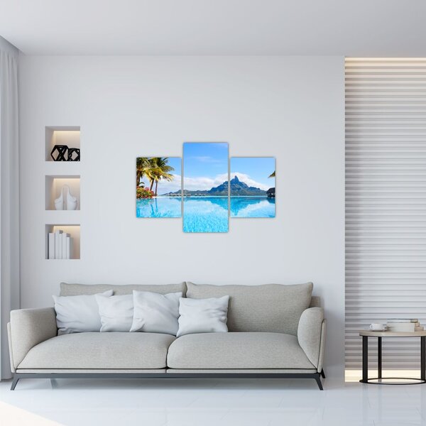 Tablou - Bora-Bora, Polinezia Franceză (90x60 cm)