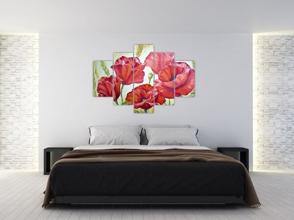 Tablou - Mac - flori (150x105 cm)