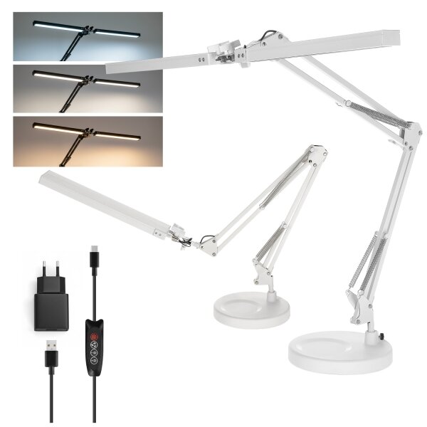Brilagi - Lampă de birou LED reglabilă VARIO LED/15W/230V 3000-6000K albă