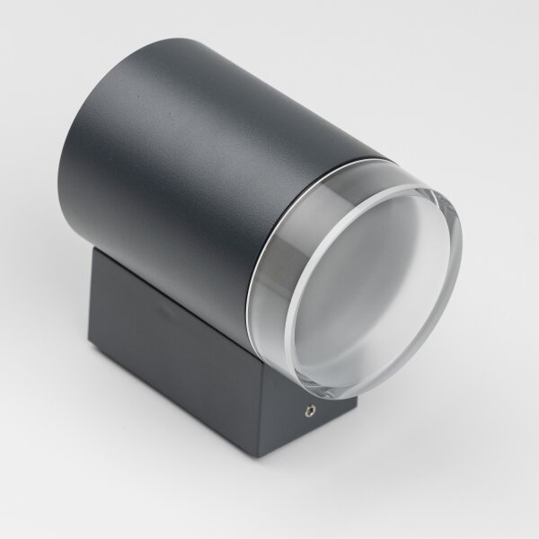 Brilagi - Aplică de perete LED RGBW pentru exterior MATERA 1xGU10/4,8W/230V antracit IP54