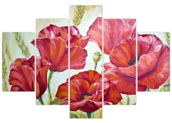 Tablou - Mac - flori (150x105 cm)