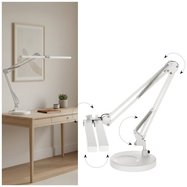 Brilagi - Lampă de birou LED reglabilă VARIO LED/15W/230V 3000-6000K albă