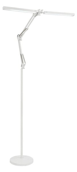 Brilagi - Lampă de podea flexibilă VARIO LED reglabilă, 14W/230V, 157 cm, albă