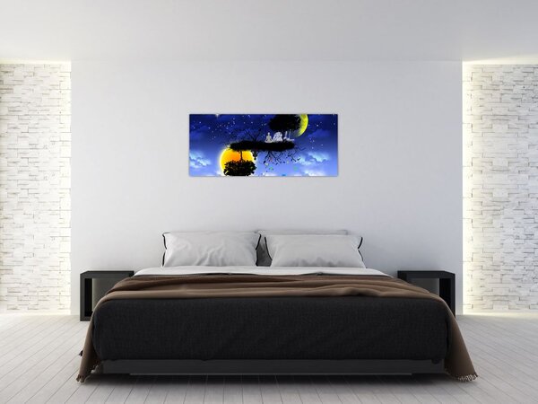 Tablou - Reflecția echilbrului (120x50 cm)