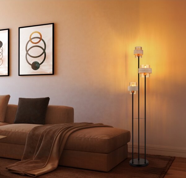 Globo 16090-3S - Lampă de podea DAREN 3xE27/40W/230V