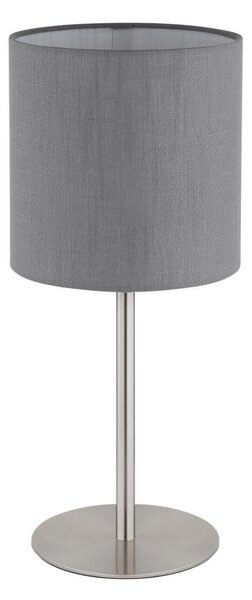 Globo 21440G - Lampă de masă BENSON 1xE27/40W/230V gri