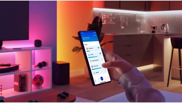 Philips -LED RGB bandă reglabilă SMART STRIP 15m LED/20W/230V 2200-6500K Wi-Fi