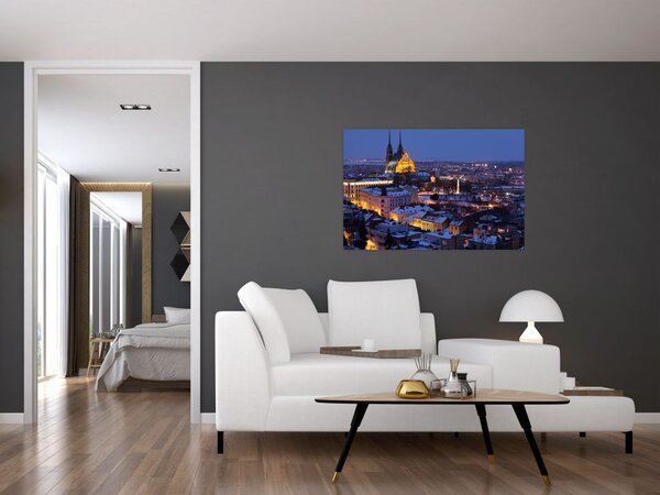 Tablou - Catedrala Sf. Peter și Paul, Brno, Republica Cehă (90x60 cm)