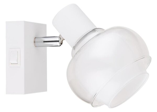 Globo 54309-1W - Aplica spot de perete TOKKI 1xE14/40W/230V albă