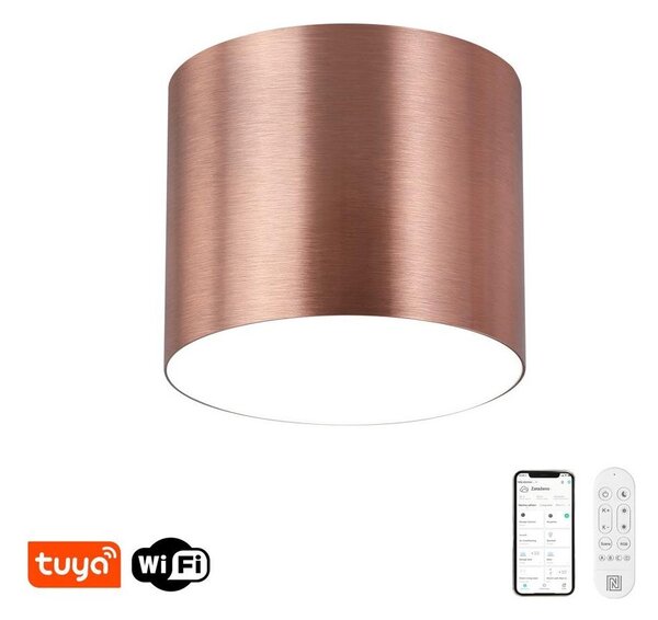 Immax NEO 07320L - Plafonieră LED reglabilă RONDATE 32W/230V 16,5 cm Wi-Fi Tuya roz