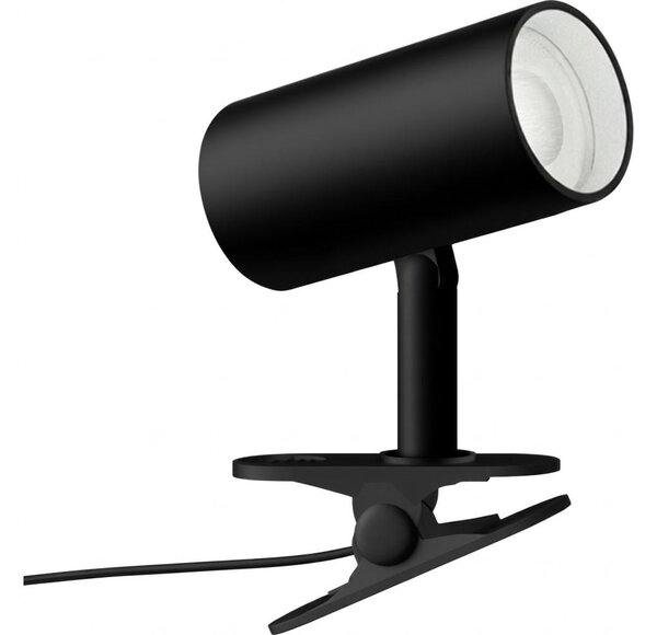 Immax 08291L - Lampă cu clemă PUNTO 1xGU10/9W/230V neagră