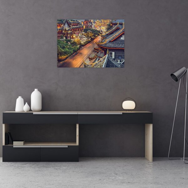 Tablou - Qintai Road, Chengdu, China (70x50 cm)