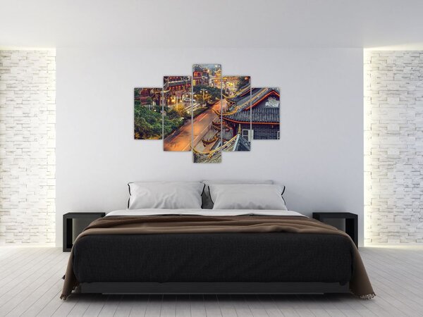 Tablou - Qintai Road, Chengdu, China (150x105 cm)