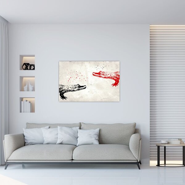 Tablou - Crocodili (90x60 cm)