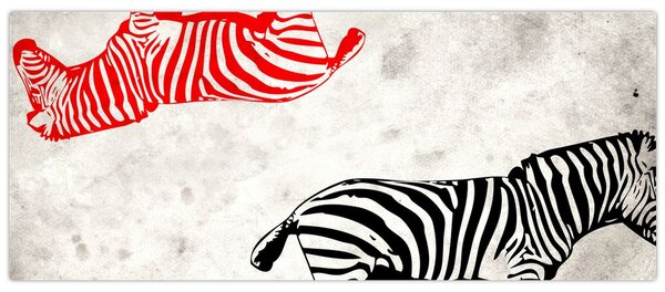 Tablou - Zebre (120x50 cm)