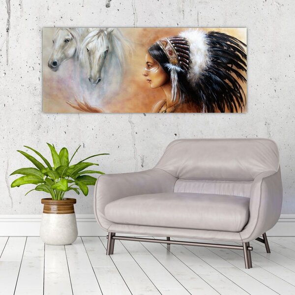 Tablou - Farmecele indienilor (120x50 cm)