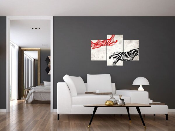 Tablou - Zebre (90x60 cm)