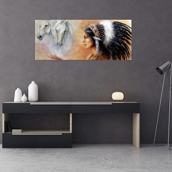 Tablou - Farmecele indienilor (120x50 cm)