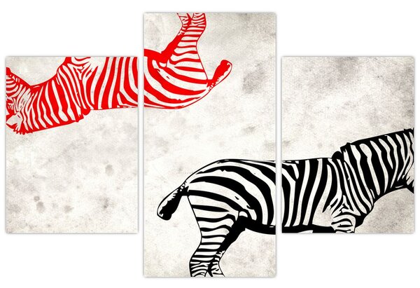 Tablou - Zebre (90x60 cm)
