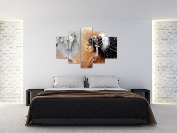 Tablou - Farmecele indienilor (150x105 cm)