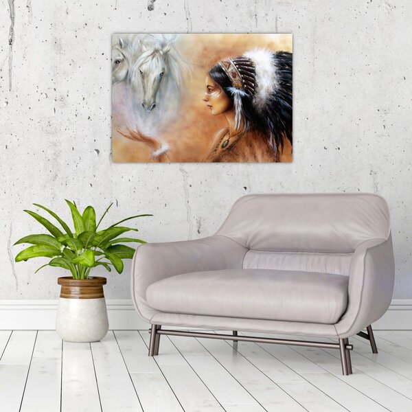Tablou - Farmecele indienilor (70x50 cm)