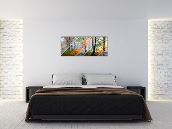 Tablou - Schimbarea anotimpurilor (120x50 cm)