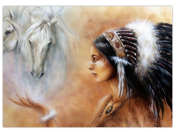 Tablou - Farmecele indienilor (70x50 cm)