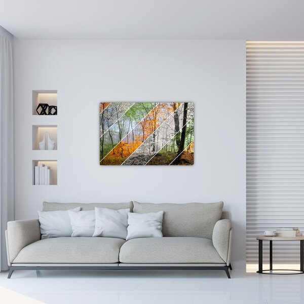 Tablou - Schimbarea anotimpurilor (90x60 cm)