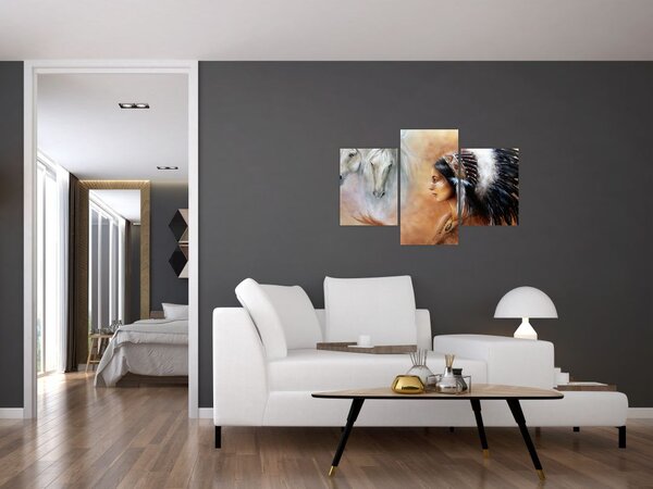 Tablou - Farmecele indienilor (90x60 cm)