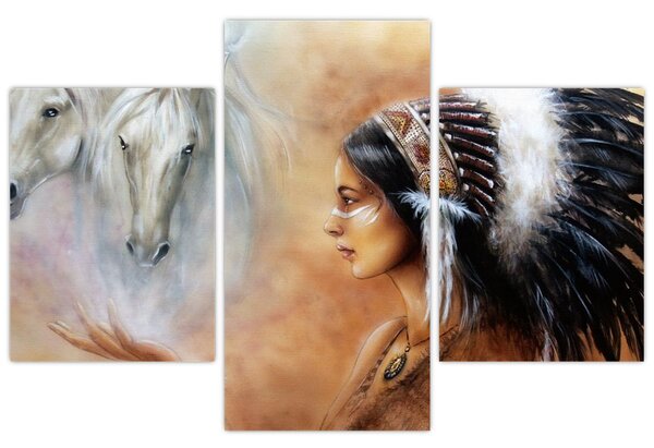 Tablou - Farmecele indienilor (90x60 cm)