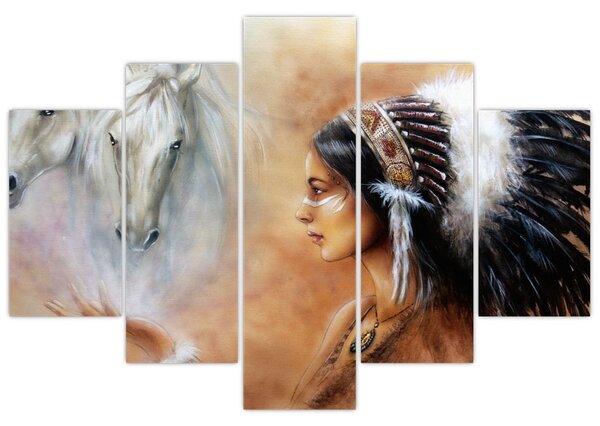Tablou - Farmecele indienilor (150x105 cm)