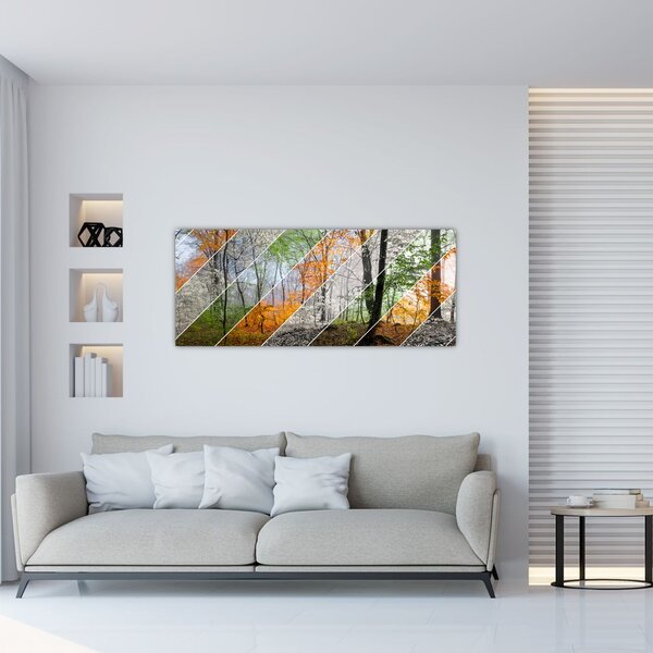 Tablou - Schimbarea anotimpurilor (120x50 cm)