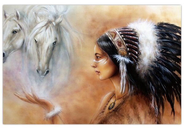Tablou - Farmecele indienilor (90x60 cm)