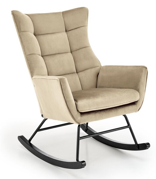 Scaun balansoar Houston 1863, Bej, 92x70x90cm, 14 kg